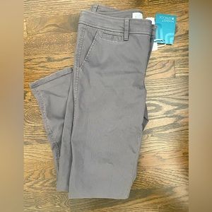 NWT straight leg grey pants